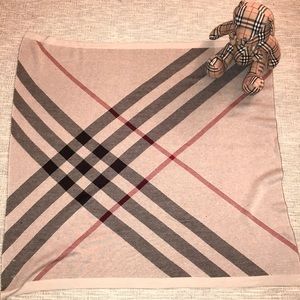 Burberry baby blanket